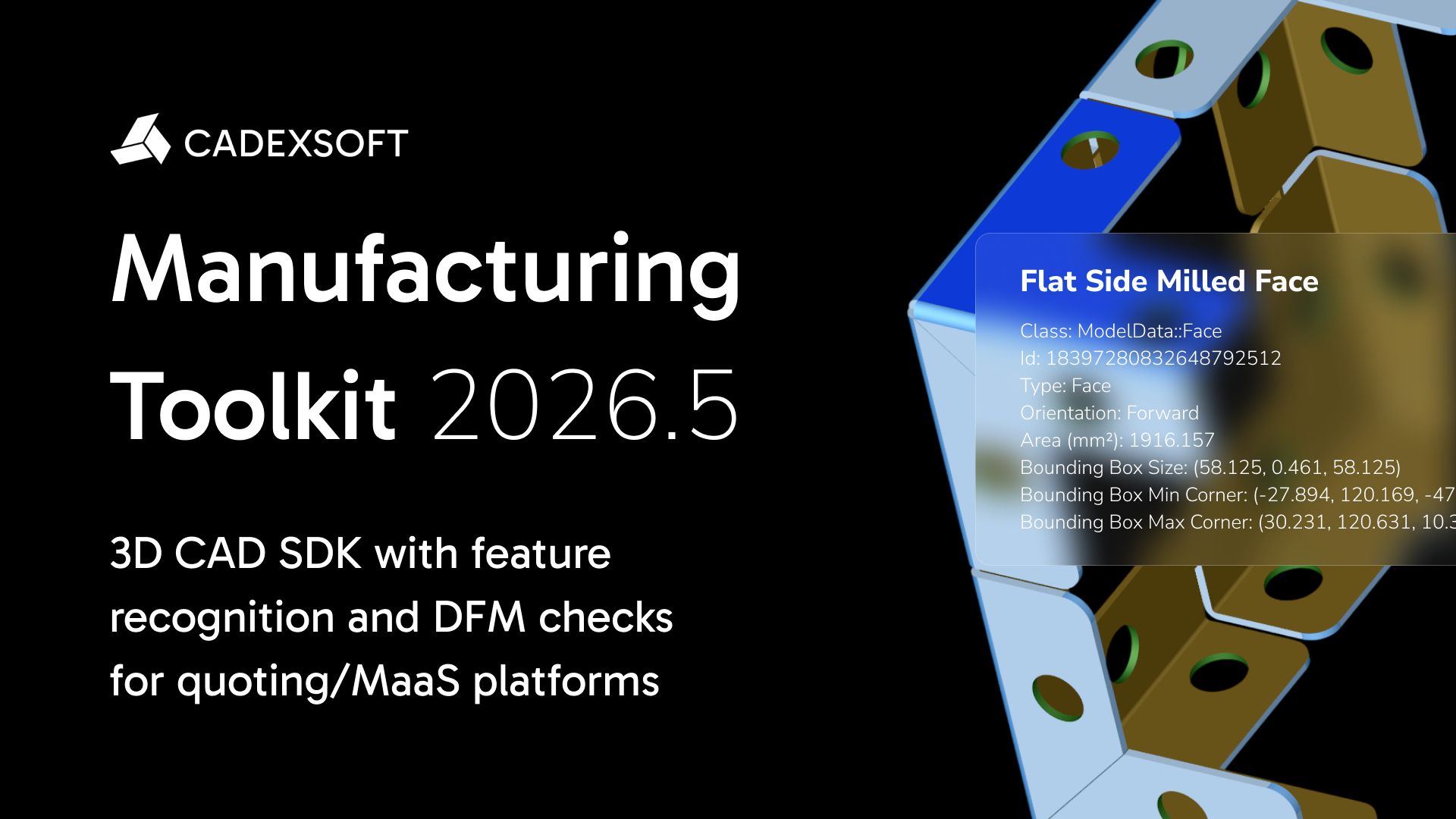 Feature recognition and MTK Web improvements in Manufacturing Toolkit 2026.5