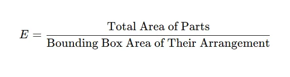 Placement Efficiency formula