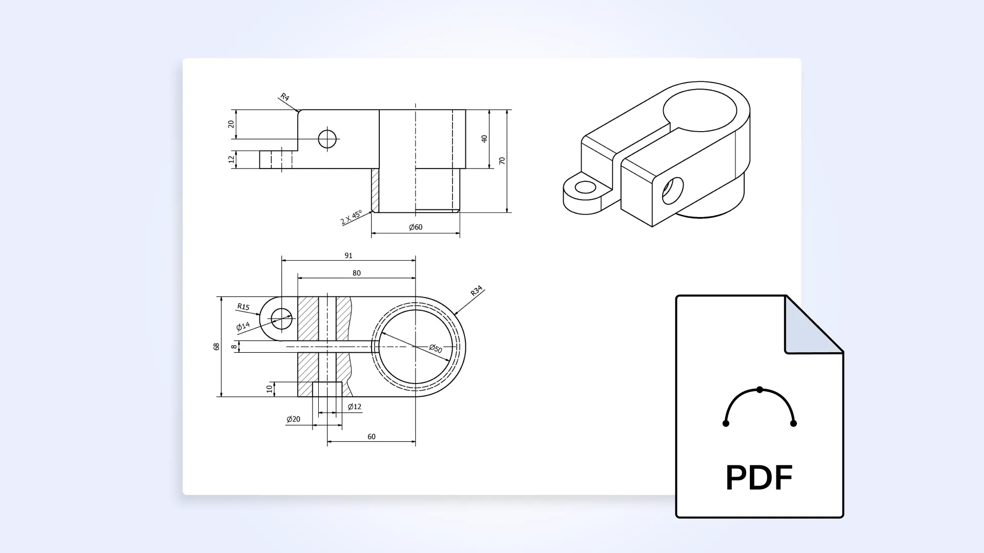  PDF import for 2D curves