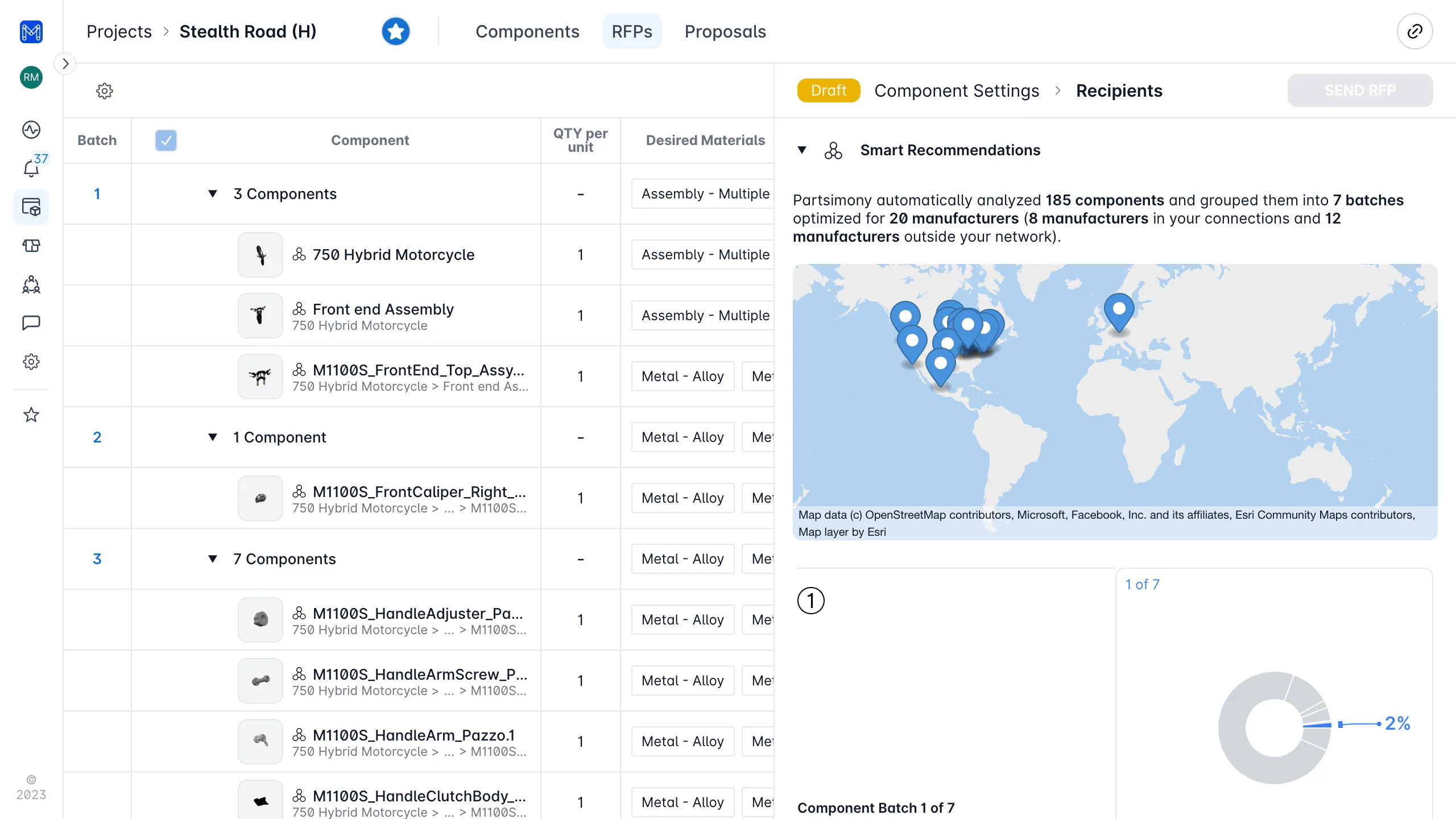 Request for proposal / app.partsimony.com
