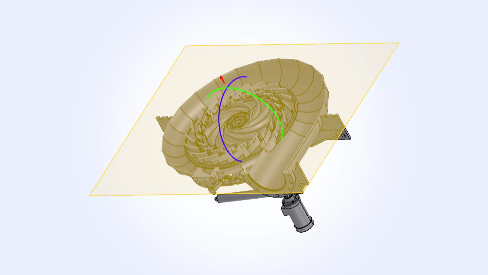 Plane section computation in MTK Web