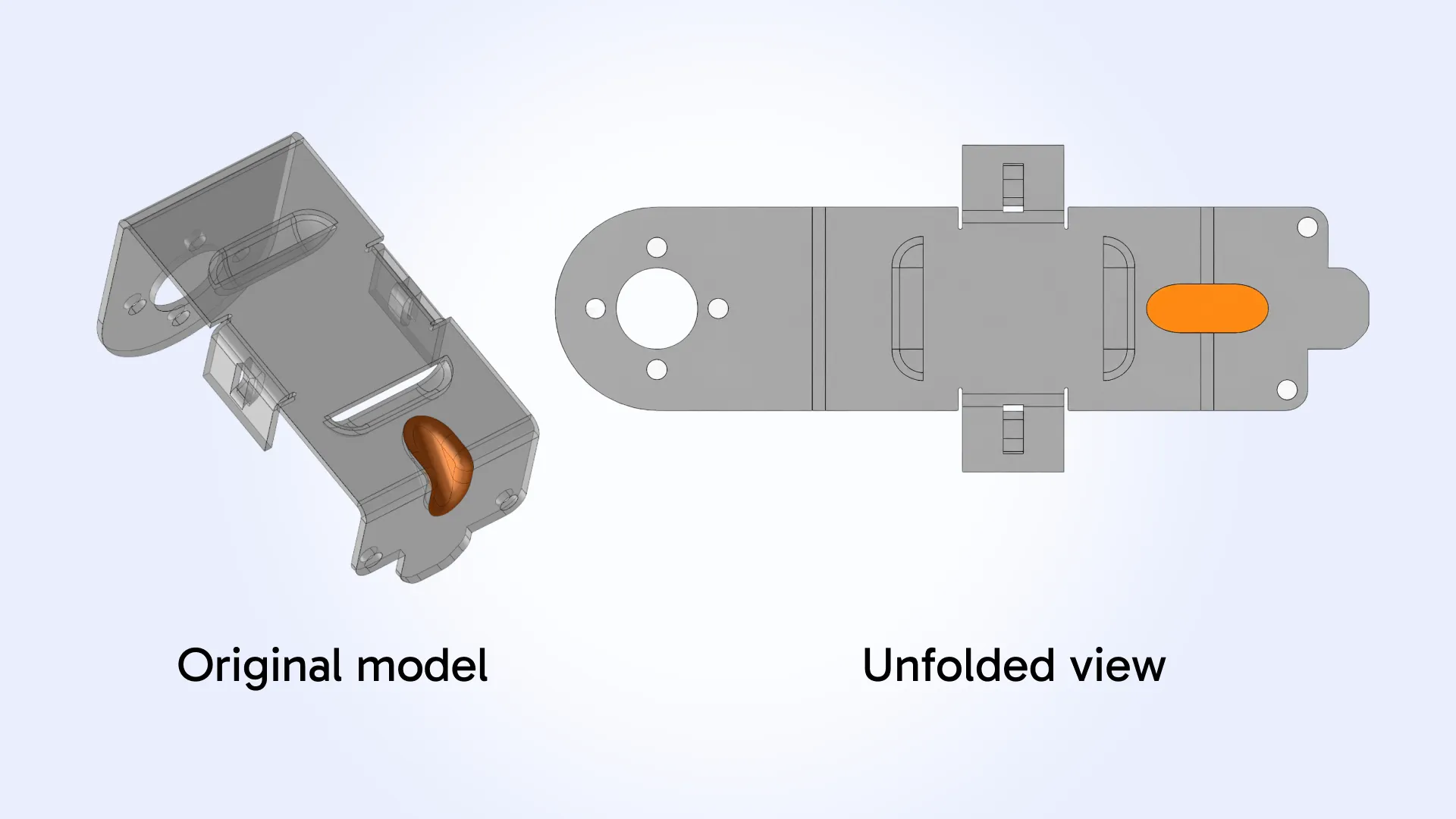 Improved forming feature processing in Unfolding