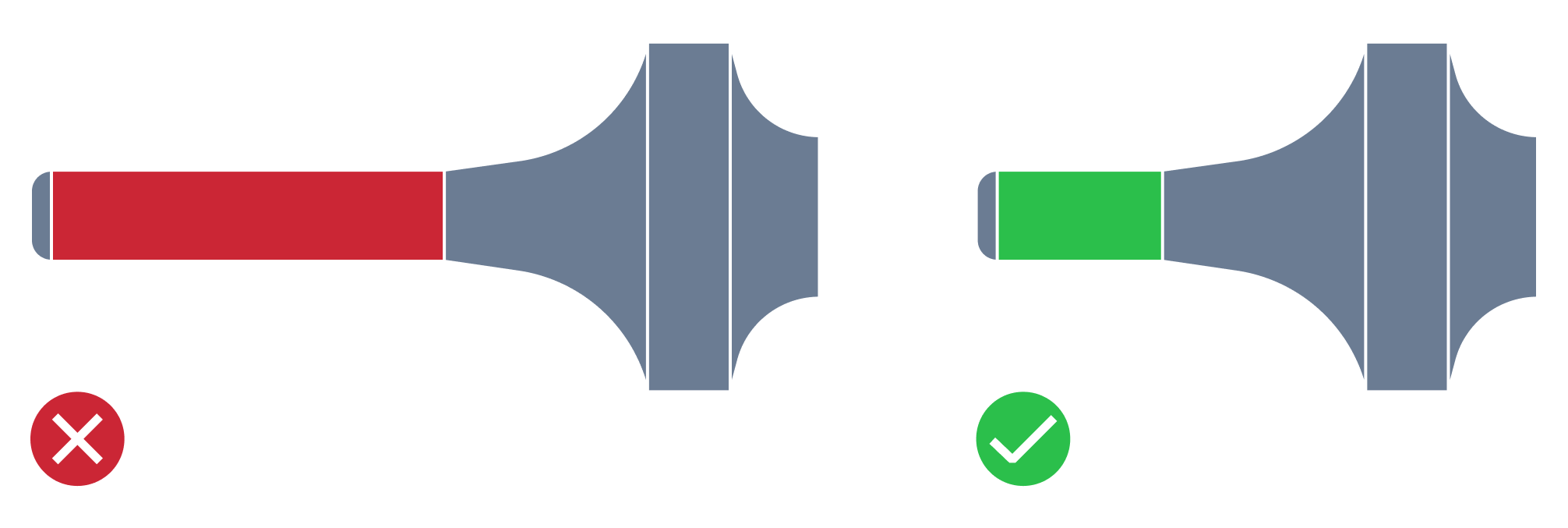 Long-slender turned part