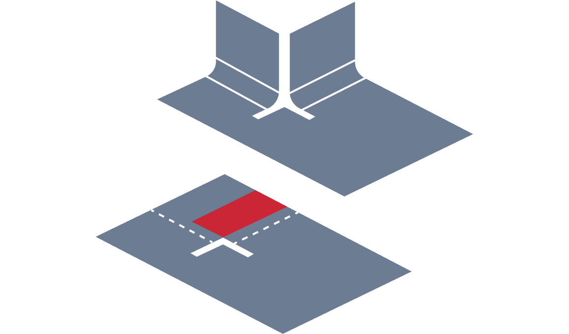 Flat pattern interference