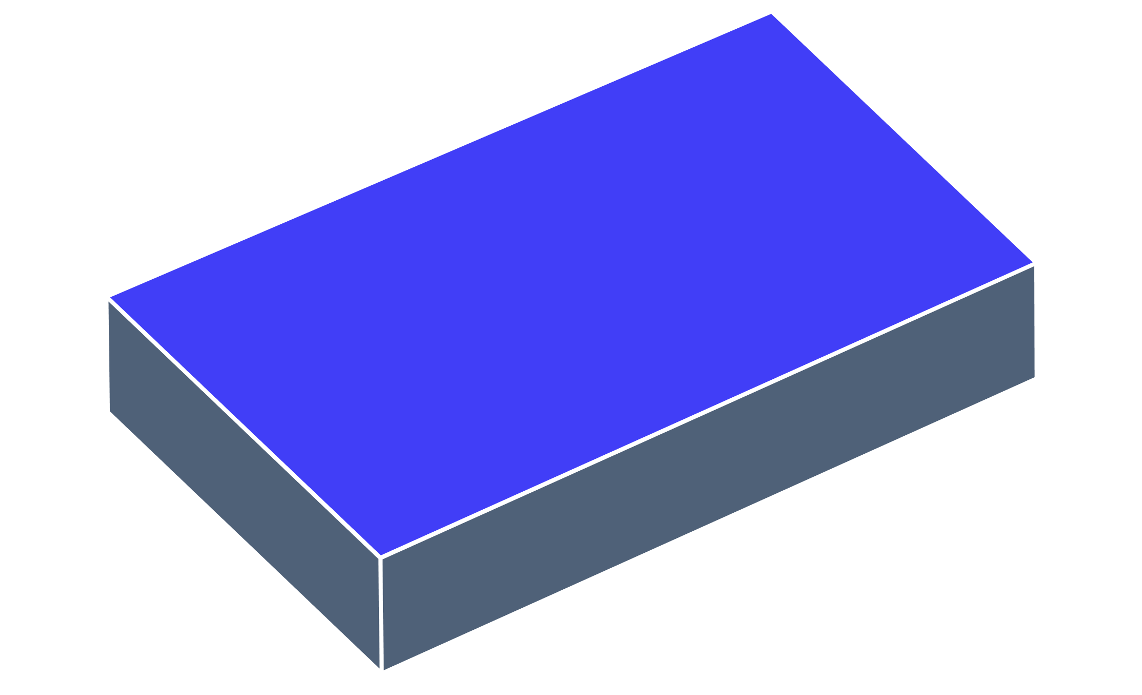 Flat face milled face