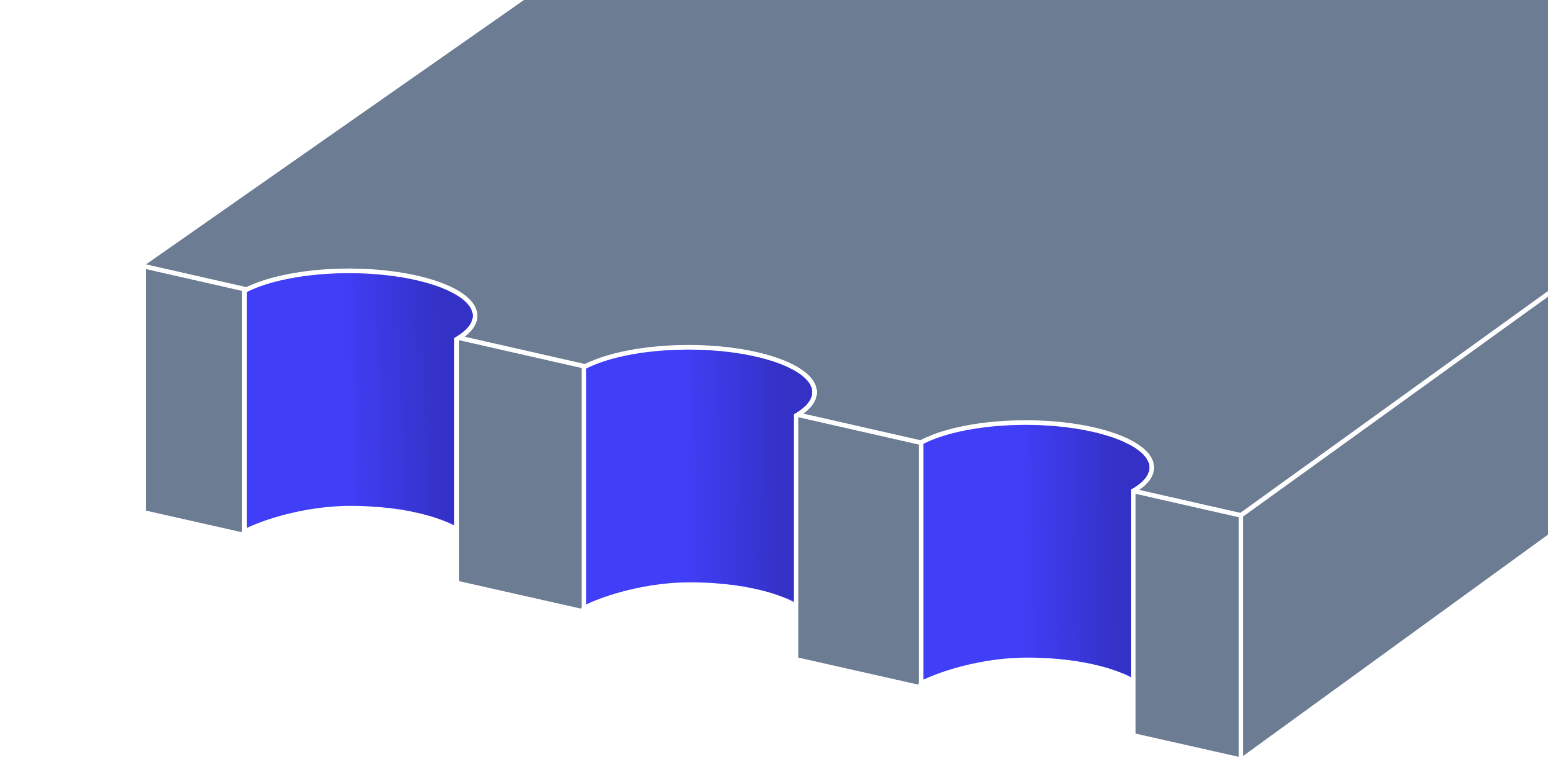 Partial hole