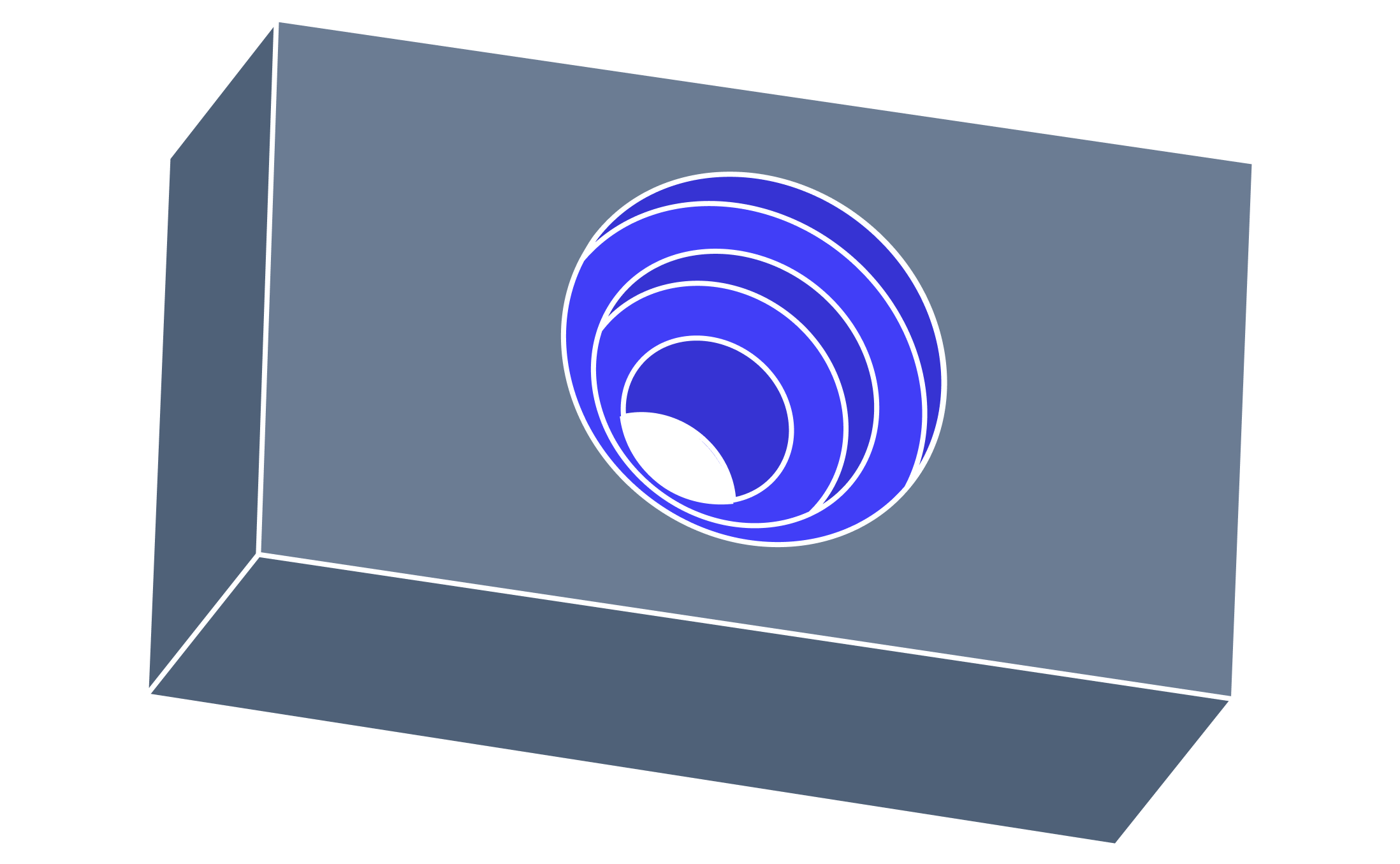 Stepped hole
